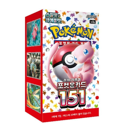 Korean Pokémon 151 Booster Box